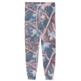 thumbnail image 5 of GrmtClth Men's Breathable Wrinkle Resistant Forest Camo Lounge Jogger Trousers Adjustable Drawstring Waist Casual Sleep Pants Pink S, 5 of 6