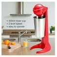 thumbnail image 4 of Electric Milkshake Maker,Mini Drink Mixer Milk Frother with 500ml Stainless Steel Cup for Malted Milk,Soft Ice Cream and Protein Shakes,Red, 4 of 7