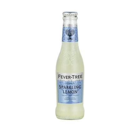 - (24 Bottles) Fever-Tree Sparkling Lemon Mixer, 6.8 Fl Oz