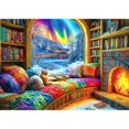 thumbnail image 1 of Rompecabezas Blueforest Northern Lights Landscape 1000 piezas, 1 of 6