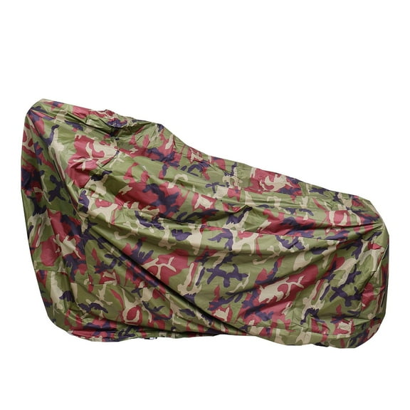 NICEXMAS 1Pc Motorcycle Storage Pouch Camouflage Water Resistant Protective Cover