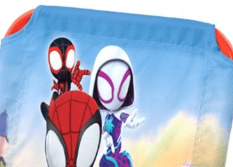 Wholesale Marvel Spidey and His Amazing Friends Kids Outdoor Patio Chair – Foldable, Lightweight, and Portable Camp Chair Featuring Spidey, Ghost-Spider & Miles Morales