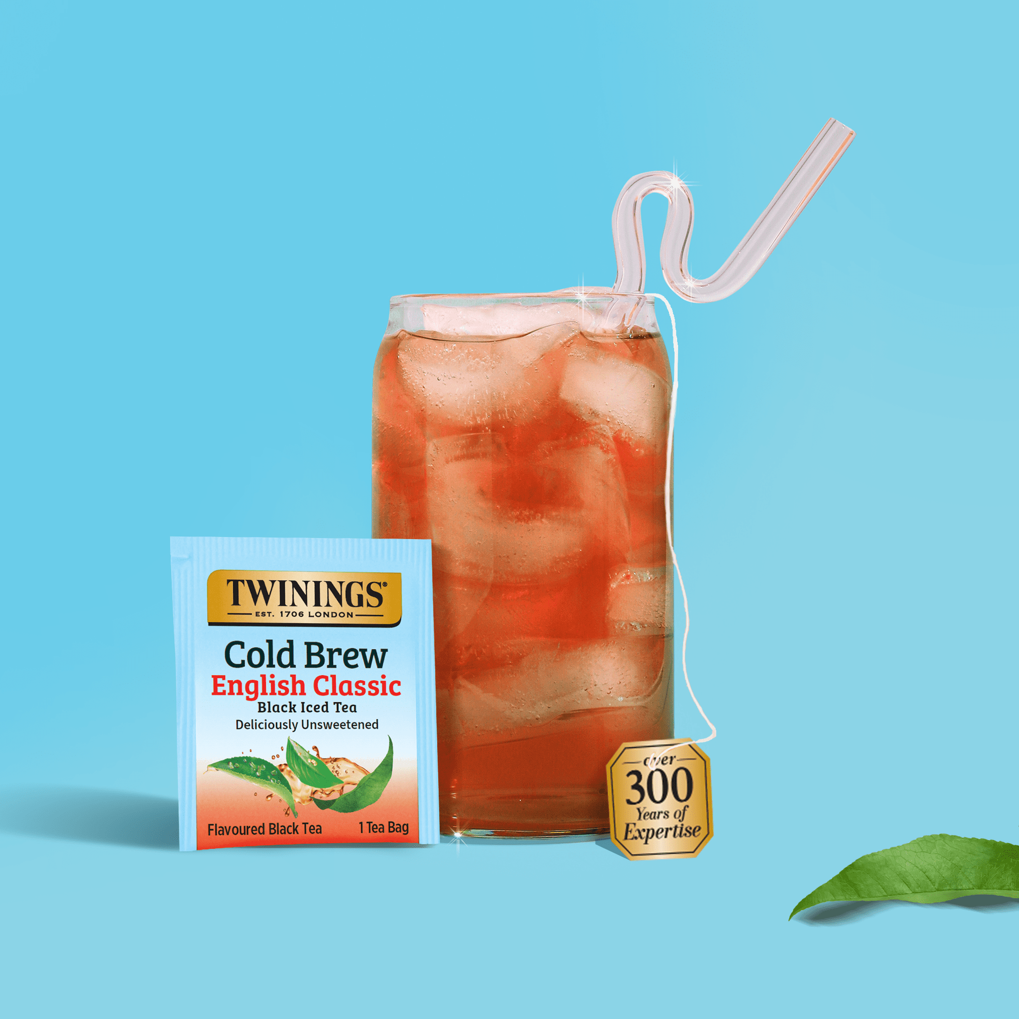 (3 pack) Twinings English Classic Cold Brew Iced Black Tea Bags, Unsweetened, 20 Count