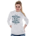 thumbnail image 5 of Bare Foot Buck Wild Cute Southern Women's Long Sleeve T Shirt Brisco Brands M, 5 of 6
