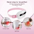 thumbnail image 2 of Menstrual Heating Pad, Heating Pad for Back Pain with 3 Heat Levels and 3 Vibration Massage Modes, Portable Electric Fast Heating Abdominal Belt, Back or Stomach Pain Relief for Women and Girls, 2 of 5
