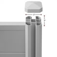 thumbnail image 6 of Casafield 48" x 48" Privacy Screen - Outdoor Vinyl Fence Panels - Gray, 6 of 7