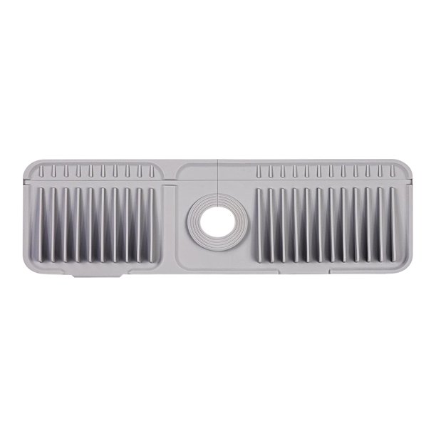 Plato Jabón Soportador Esponja Manija Grifo Goteo Bandeja Fregadero La Protector Silicona para Accesorios Gadgets