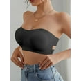 thumbnail image 6 of Seamless Push Up Bra Women Wireless Tube Top Underwear,Strapless Criss Cross Back No Show Bralettes, 6 of 7