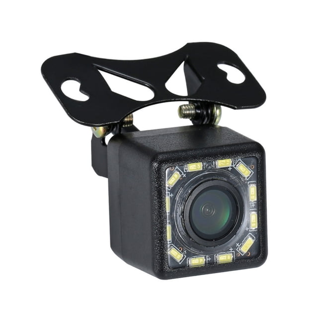 Pantalla del monitor del automóvil Monitor del tablero de la cámara de marcha atrás de 4,3 pulgadas (con cámara de 12 LED) Likrtyny Accesorios para autos y motos