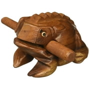 World Percussion Guiros, Wood Brown, 4"