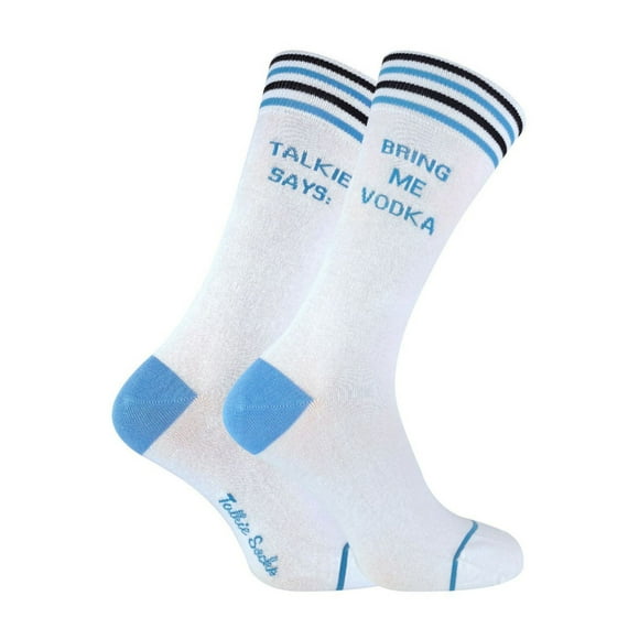 Sock Snob - Chaussettes Unisexes en Coton Fantaisie Bring Me Beer & Vodka