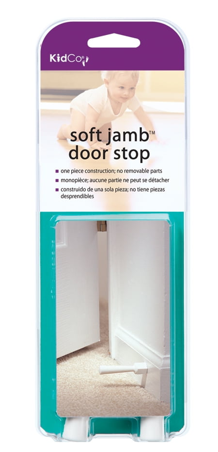 3 Count White Fоur Paсk KidCo Soft Jamb Door Stop 