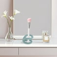 thumbnail image 5 of Unique Bargains 1 Pc Knot Shape Toothbrush Holder for Bathroom Blue Silicone, 5 of 5