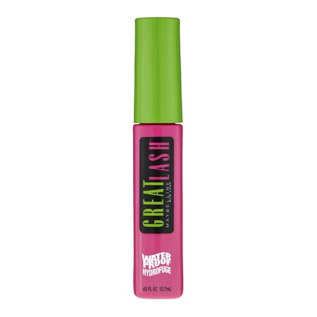 Maybelline Great Lash Waterproof Mascara, Very Black, 0.43 fl oz