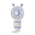 thumbnail image 3 of Newxiaaa Summer Quiet Fan Blows Cold Air Electric Fan Portable Smart Floor Fans For Bedroom Small Portable Air Conditioners for Bedroom With Cold Air (Sky Blue,Purple), 3 of 7