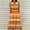 *A-Multicolor, variant on ClodeEU Women's Print Sleeveless V Neck Dress ,Casual Summer Midi Dress A-Multicolor,Womens Plus L