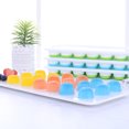thumbnail image 3 of Silicone Ice Tray With Lid 21-Cell Round Stackable Diy Ice Tray Mold, 3 of 5