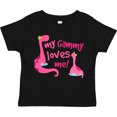 thumbnail image 3 of Inktastic My Gammy Loves Me Girl Dinosaur Girls Toddler T-Shirt, 3 of 5