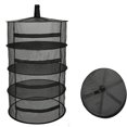 thumbnail image 1 of Red de secado colgante plegable, cesta de secado de 4 capas, estante de secado grande, tienda de red de almacenamiento, secado de plantas de brotes de hierbas con guantes de tijeras de podar TUNC Sencillez, 1 of 4