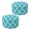 Aqua Moroccan, variant on HONEY HOME Outdoor Inflatable Ottoman 21"x21"x9", Fade-Resistant Patio Footrest Stool with Carry Handle, Portable Pouf for Patio, Garden, Camping