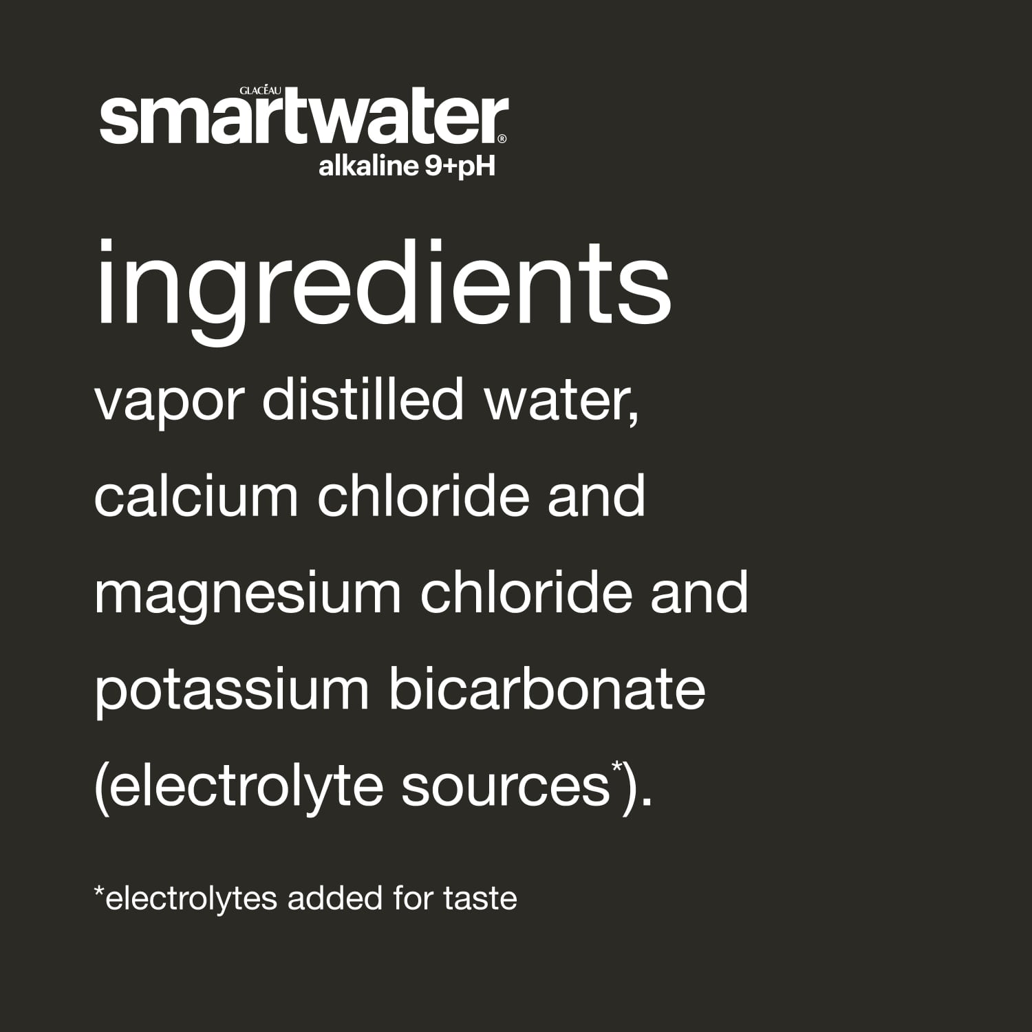 smartwater alkaline premium vapor distilled enhanced water, 33.8 fl oz, 12 count bottles