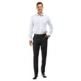 thumbnail image 3 of Azzuro Men’s Business Core 3-Pack of Dress Pants: Black, Navy, Charcoal, 3 of 7