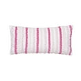 thumbnail image 1 of Levtex Home - Merrill - Almohada decorativa infantil (30 x 60 cm) - Con volantes - Blanco, rosa y rubor, 1 of 3