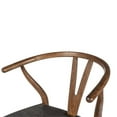 thumbnail image 2 of Pemberly Row Danish Design Bar Height Stool in Walnut and Black, 2 of 7