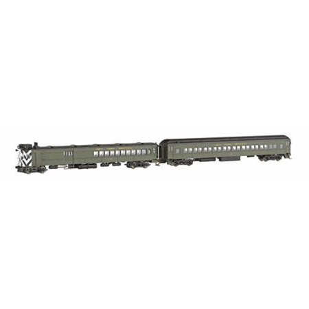 Bachmann 81470 N Scale NYC Trailer Coach DCC Equipped EMC Gas Electric Doodlebug Train (N ), Green