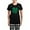 With Checker Pant, variant on CafePress - St. Patrick's Day Lucky Clover Women's Dark Pajama - Women's Short Sleeve Print T-Shirt and Pants Dark Cotton Pajama Set