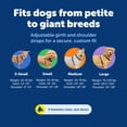 thumbnail image 4 of PetSafe 3 in 1 Dog Harness - No Pull Solution for Dogs - Reflective Dog Harness - Front D-Ring Clip Helps Stop Pulling - Comfortable Padded Stra, 4 of 7