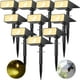 thumbnail image 1 of Focos solares Katipeal, paquete de 10, impermeables, IP68, blanco cálido, 1 of 7
