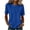 Dark Blue, variant on Tshirts for Women Short Sleeve Crewneck Loose Fit Basic Tee Tops Drop Shoulder Summer Casual Solid Trendy Tshirt,Cyan M