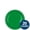 Green, variant on Amscan Vanilla Creme 7" Disposable Round Plates-20 count | For Every Celebration Plastic Plates, Cream