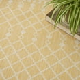 thumbnail image 4 of Nourison Positano Indoor/Outdoor Yellow 4' x 6' Area Rug (4x6), 4 of 9