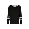 thumbnail image 6 of Women's Long Sleeve Shirts Casual Color Block Crewneck Tops Tshirt Basic Tee Trendy Outfits, 6 of 7