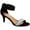 Black, variant on Womens Phillys Shimmer Embellished Evening Heels