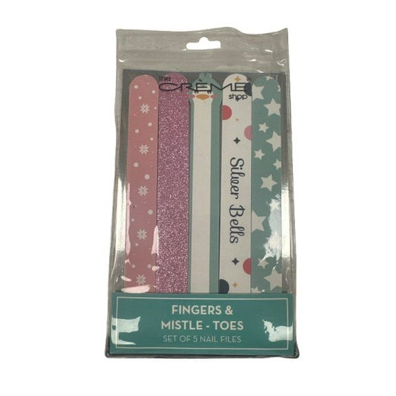 The Crme Shop Fingers & Mistle-Toes Nail File Set - 5 Pack