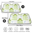 thumbnail image 3 of Kdxio Frogs and Dragonflies Print Windshield Sun Shade,UV Rays and Sun Heat Protection,Sunshade for Car Windshield,Car Shade Front Windshield - Medium, 3 of 6