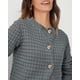 thumbnail image 5 of Suéter PRETTYGARDEN Cardigan de Punto para Mujer Gris M, 5 of 6