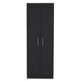 thumbnail image 2 of Wooden Cabinets, Nepal Pantry Cabinet, Space-Efficient 2-Door Design with Multiple Shelves, Black Living Room Cabinets,Engineered Wood Cabinets With Doors, Furniture Primary Living Space Cabinets, 2 of 6