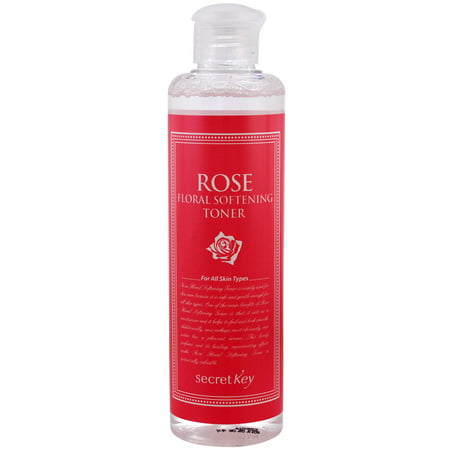 Secretkey Rose Floral Softening Toner 248Ml (Best Roses To Make Rose Water)