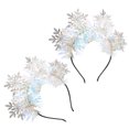 thumbnail image 4 of GAXIRE 2 diademas navideñas con copos de nieve para el pelo, para fiestas, 4 of 6