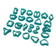 thumbnail image 1 of 25Pcs Clay Earring Cutters Set -  Plastic Assorted Styles For DIY Handicraft, Sculpture, Jewelry Making, 1 of 8