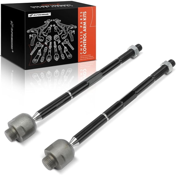A-Premium 2 x Front Inner Tie Rod Ends Compatible with Chevrolet Silverado 1500, Tahoe, Suburban 1500, Avalanche & GMC Sierra 1500, Yukon/XL 1500 & Cadillac Escalade, Escalade ESV, Escalade EXT