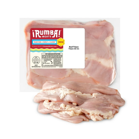 Rumba Meats® Beef Tripas (Tripas De Res), Fresh, 1.96-2.96 lbs.