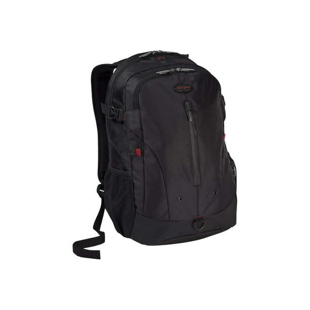 Targus Terra 16" Backpack - Sac à Dos pour Ordinateur Portable - 16" - Noir, accents Rouges