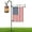 Black Shepherds Hook A, variant on CozyNestFinds Garden Flag Stand with 5 Prong Base,Stable Design Garden Flag Holder for Outside,Waterproof Coated Yard Flags Pole Holder with Clip and Stopper for Outside House,Lawn,Yard Decorations