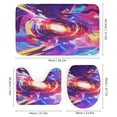 thumbnail image 3 of Abstract Oil Painting Shower Curtain Sets with Rugs 4 Piece Rustic, 3 of 8