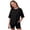 Black, variant on Girls' Summer Casual Two Piece Loose Side Opening Shirt And Cycling Shorts Suitable For 5 13 Years Casual Summer Sets,Little Kid ,Size 5-6 Years/(Pink)